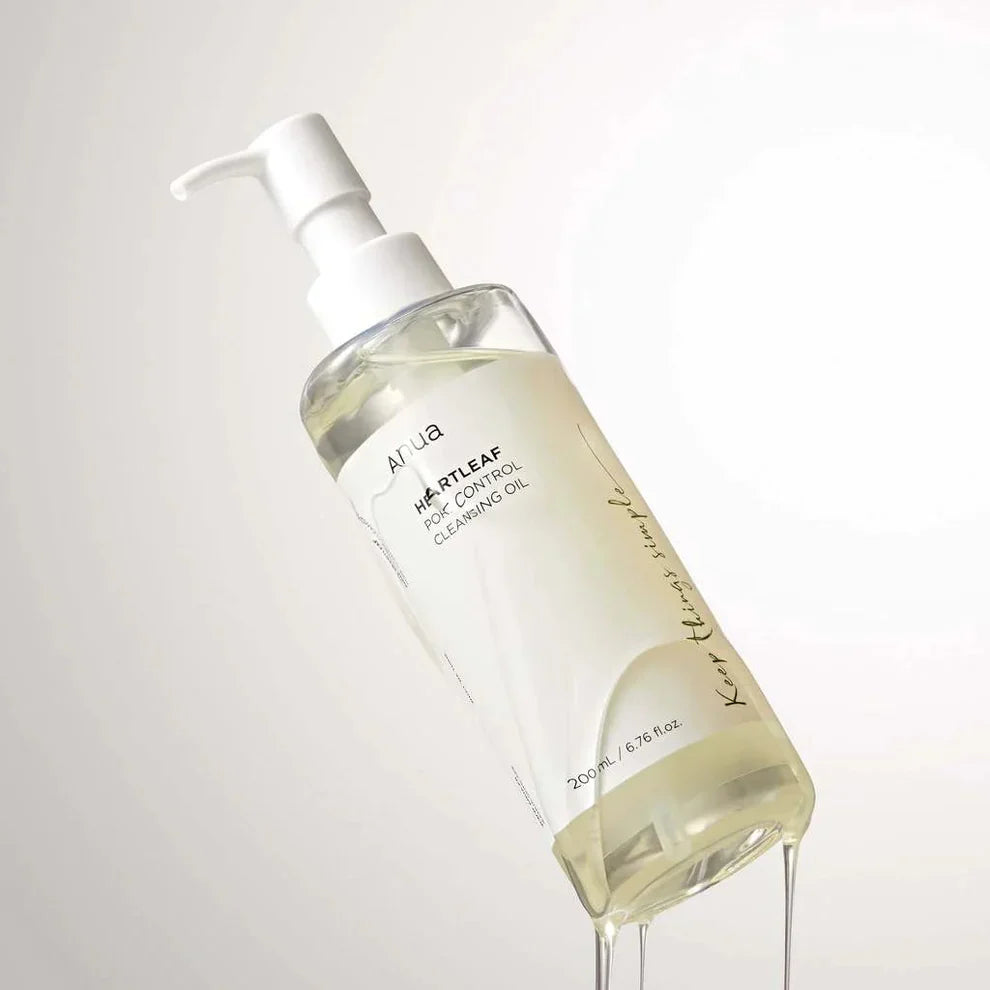 Anua - Heartleaf Pore Control Cleansing Oil - Huile nettoyante démaquillante